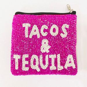 Monedero Bohemio Hecho a Mano con Cuentas, Cierre de Cremallera, Ecológico y Sostenible |   Regalo Personalizado para Ella - Product Image 3