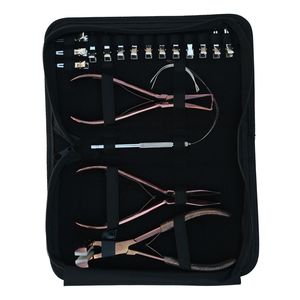 Kit de herramientas comerciales para extensiones de cabello con alicate de crimpado de microperlas, gancho en lazo, enhebrador, aplicador de cinta y herramienta de eliminación de microlink. - Product Image 6