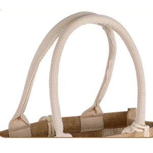 Bolsa de Yute de Gran Capacidad, Personalizable, con Cierre de Botón, Asa de Cuerda de Algodón, con Logotipo, para Compras, Estilo Moderno, Bangladesh - Product Image 5