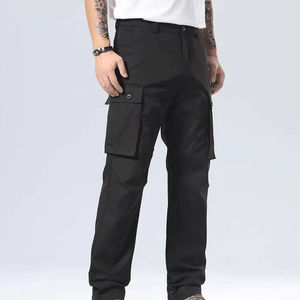 Pantalones Cargo Casuales de Verano para Hombre, Fabricante OEM ODM, Ropa Urbana Elegante de Alta Calidad, 100% Algodón - Product Image 3