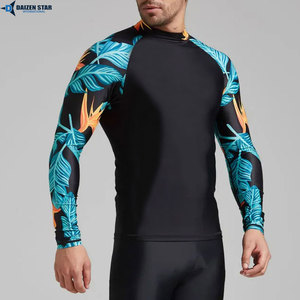 เสื้อรัดกล้ามเนื้อแขนสั้นสำหรับผู้ชาย MMA Rash Guard สำหรับฝึกซ้อม Grappling BJJ ชุดต่อสู้ OEM - Product Image 5