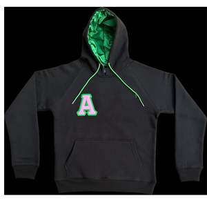 เสื้อฮู้ดดี้โอเวอร์ไซส์ Greek Life ปักตัวอักษรตามสั่ง ผ้าฝ้ายฟลีซ แฟชั่นสำหรับชมรมนักศึกษา Alpha |   คาปา |   อัลฟ่า - Product Image 6