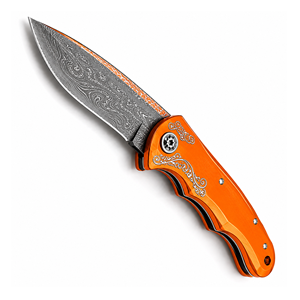 Cuchillo de Hoja Fija Hecho a Mano SHARP POINT TRADES, Estilo Sheepsfoot, Borde Recto, Mango de Cuero, Grado Industrial, Grosor de 0.5mm, TST-A-621 - Product Image 5