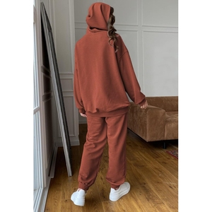 Women's Casual <b>Oversized</b> Tracksuit Set Lightweight Hooded Sweatshirt <b>Jogger</b> Pants Breathable Training Streetwear Athleisure Wear - Product Image 2