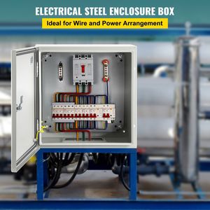 Armadio Elettrico in Acciaio NEMA 4X 12 X 12 X 6 FT IP67 Impermeabile e Antipolvere per Esterni/Interni - Product Image 3
