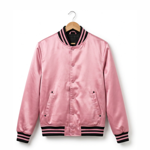Chaqueta Varsity de Lona Estampada para Mujer, al Por Mayor, de Alta Calidad, al Mejor Precio, Transpirable, Cómoda, Moderna, Ajustable, de Algodón - Product Image 1