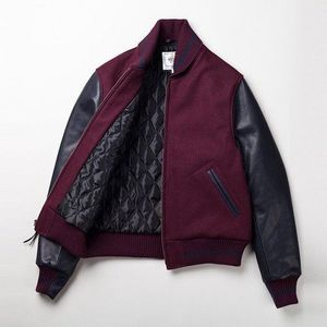Customizable Men's Classic Varsity Fleece Jacket 100% Cotton Canvas Streetwear Style with Logo Patch for Winter - Product Image 2