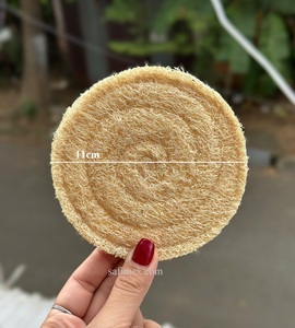 Posavasos de Luffa Natural Ecológico para Tetera, Aislante Térmico de 2 Capas, Tamaño Personalizable, Uso en Cafeterías, Hecho en Vietnam - Product Image 4