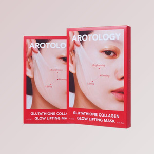 Mascarilla facial coreana de colágeno Arotolroji Glutathione Collagen Glow Lifting Mask, 5 unidades, mascarilla facial en láminas. - Product Image 3