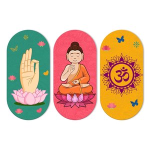 เครื่องรางไม้แขวนผนังลายมงคลเพื่อความโชคดี ความเจริญรุ่งเรือง ตกแต่งบ้าน สำนักงาน หรือเทศกาลดิวาลี - Product Image 1