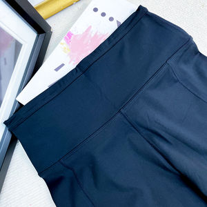 Pantalon de yoga évasé pour femme, taille élastique, coupe ajustée, style nude, décontracté, avec poche, vente en gros - Product Image 4