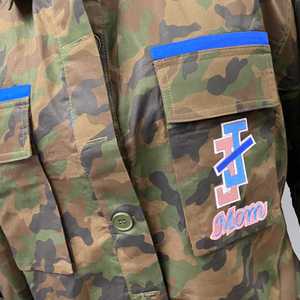 Chaqueta de Camuflaje Jack and Jill para Mujer, Abrigo con Botones, Logotipo Personalizado OEM al por Mayor - Product Image 4