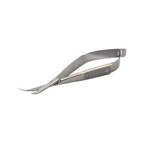 Tijeras de Manicura Profesionales de Alta Calidad con Logotipo Personalizado, Tijeras Curvas de Acero Inoxidable Extra Afiladas con Mecanismo de Resorte - Product Image 1