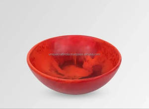 Cuenco de sopa de mármol ecológico personalizado hecho a mano artesanías de resina con nuevo diseño Popular producto personalizado - Product Image 2