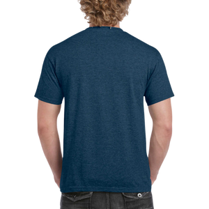 Camiseta de Manga Corta para Hombre, Cuello Redondo, Color Sólido, Corte Regular, 100% Algodón Jersey, Estilo Casual - Product Image 4