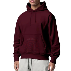 Sudadera con Capucha Extra Grande de Corte Holgado para Hombre, Cómoda Sudadera de Algodón con Tela Premium para Estilo de Vida y Moda - Product Image 2