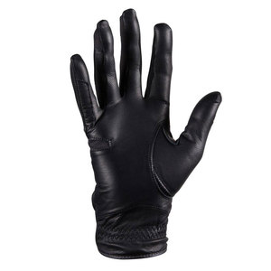 Low MOQ Design Your Own Winter Leather Horse Riding Gloves Full <b>Finger</b> Adjustable Wrist <b>Strap</b> High Quality - Product Image 3