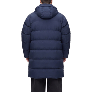 Manteau d'hiver long matelassé pour homme, style doudoune, col rabattable, vente en gros - Product Image 5