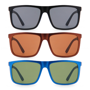 Gafas de Sol Cuadradas Clásicas de PC al Por Mayor a Precio de Fábrica, Gafas de Sol Promocionales con Logotipo Personalizado para Hombre, para Regalo - Product Image 3