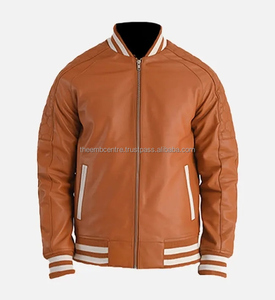 Última moda de corte regular chaqueta de moda de cuero genuino para los hombres de calidad superior de diseño de calidad superior chaqueta de moda de cuero para los hombres - Product Image 1