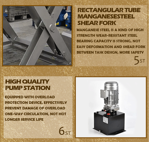 Volledig elektrische hydraulische schaarhoogwerker, 10m verstelbaar werkplatform, draagbaar, te koop - Product Image 3