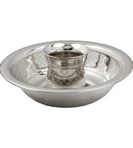 Taza de lavado de acero inoxidable de alta calidad con lavabo de diseño con cuentas para ceremonias y fiestas de lavado a mano - Product Image 1