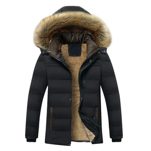 Fashion OEM Custom <b>Men</b> Parka <b>Jackets</b> Blank <b>Utility</b> Parkas Cotton Padded <b>Jacket</b> - Product Image 6