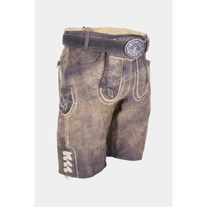 Shorts en daim pour homme, style bavarois Lederhosen, pour l'Oktoberfest, coupe droite, respirant, formel - Product Image 2