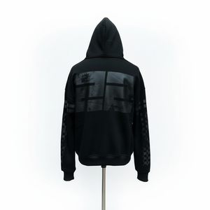 Sudadera con capucha unisex de algodón French Terry con cremallera y logo personalizado, talla cómoda, estilo regular para otoño - Product Image 2
