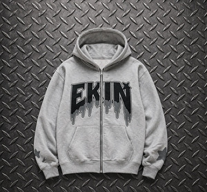 Vente en gros de sweats à capuche décontractés en coton technique pour femmes, streetwear, sweats à capuche décontractés pour femmes de haute qualité à prix abordable avec fermeture éclair - Product Image 1