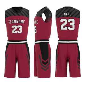 High Quality Custom Sublimation Basketball Uniforms <b>for</b> Men/Adults 100% Polyester <b>Fabric</b> Moisture-Wicking Breathable Plus Size - Product Image 5
