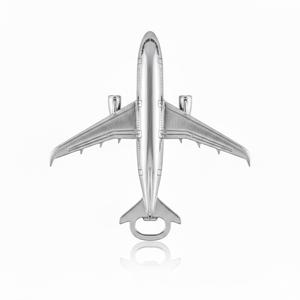 Regalos promocionales del fabricante, recuerdo de aerolínea, abridor de botellas de metal personalizado con forma de avión - Product Image 5