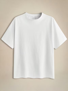 เสื้อยืดโอเวอร์ไซส์ผ้าฝ้ายแท้ 200 กรัม แขนสั้น สีพื้น สไตล์ลำลอง สำหรับฤดูร้อน ผู้ชาย/ผู้หญิง ยูนิเซ็กซ์ ผลิตโดยโรงงาน BD ประเทศจีน เป็นมิตรต่อสิ่งแวดล้อม แห้งเร็ว - Product Image 5