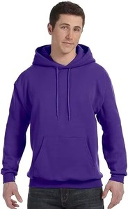 เสื้อฮู้ดผู้ชายทรงปกติ สีพื้น ผ้าฝ้ายถัก 100% สวมใส่สบายๆ สำหรับฤดูใบไม้ร่วง ดีไซน์สั่งทำได้ - Product Image 4