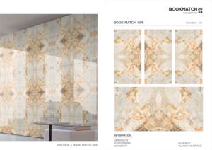 Azulejos de Porcelana Pulida de Alto Brillo 600x1200mm |   Azulejos Modernos para Piso con Acabado Brillante de 24x48 Pulgadas para Casas, Hoteles y Centros Comerciales - Product Image 3