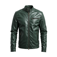 Veste de motard en cuir de vache véritable pour homme, classique, noire, hiver, fabricant et fournisseur OEM ODM en gros
