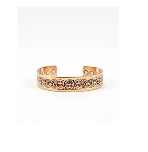 Pulsera de Cobre Puro Hecha a Mano, Brazalete Abierto Ajustable, Joyería Curativa Unisex, Accesorio de Moda, Regalo - Product Image 6