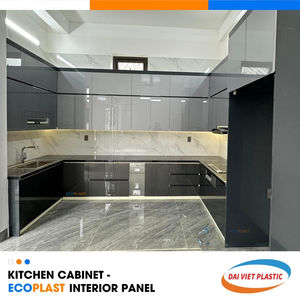 Gabinetes de cocina LED estilo minimalista Panel interior de PVC Fábrica de fabricación líder de Vietnam - Product Image 6