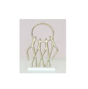 Atest-decoración etal, luminio tostado, culpture - Product Image 5