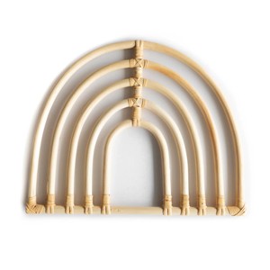 <b>Nursery</b> decor accessory lowest price rainbow rattan cane wall hanging cute kids room ornaments - Product Image 1