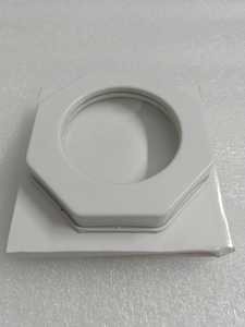 Support d'anneau loupe blanc avec découpe octogonale pour équipement de test - Product Image 3