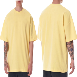 Premium <b>Oversized</b> Cotton <b>T</b> <b>Shirt</b> Drop Shoulder Casual Streetwear Unisex Summer Trend Breathable Soft Fabric Solid Color Fashion - Product Image 6