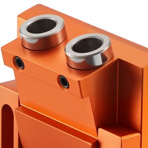 <b>Adjustable</b> 0.47 1.89 Pocket Hole Jig Kit for Wood Includes Step Drill Hex Wrench Drill Stop Ring <b>Square</b> Drill Bits for Wood - Product Image 4