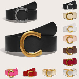 Cinturones Punk Vintage con Hebilla Grande para Mujer, Cinturón de Cuero para Pantalones, Vestidos, Jeans, Correa de Cintura Ancha de Cuero PU a la Moda - Product Image 6