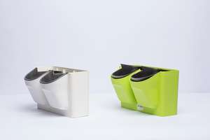 Meilleure vente double pot de plantes Design moderne avec du plastique de haute qualité pour la décoration de la maison et du jardin Utilisation suspendue - Product Image 2