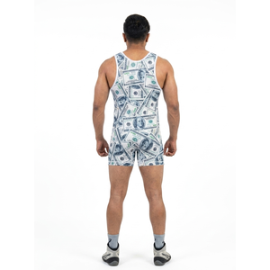 Combinaison de compression personnalisée pour homme, débardeur respirant dos nageur, design sublimé, étiquette OEM, combinaison de sport 82% polyester/18% élasthanne - Product Image 2