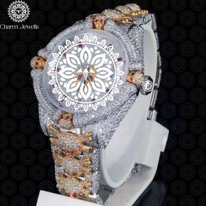 Reloj de Lujo para Mujer Charm_Jewells, Acero Inoxidable, Caja Redonda de 38 mm, Movimiento de Cuarzo Analógico, Esfera de Cristal de Zafiro, Diseño Moderno - Product Image 1