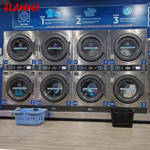 Lavadora y Secadora Comercial ALANNA para Lavandería, Operada con Monedas, Lavadora y Secadora Apilables de <span class=keywords><strong>Autoservicio</strong></span> - Product Image 1
