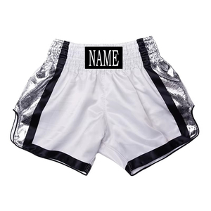 Shorts de Muay Thai Personalizados al por Mayor, Shorts de Boxeo Tailandés con Logotipo OEM, Tela Transpirable de Alta Calidad, Shorts Profesionales para Entrenamiento y Fitness - Product Image 1