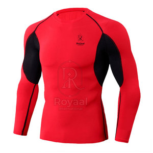 Nouveaux modèles de rashguards respirants pour hommes, couleur personnalisée, vêtements de fitness, rashguards en vente - Product Image 2